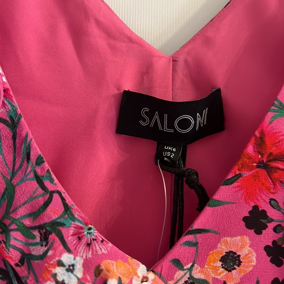 NWT Saloni Silk Dress - Picture 5 of 5